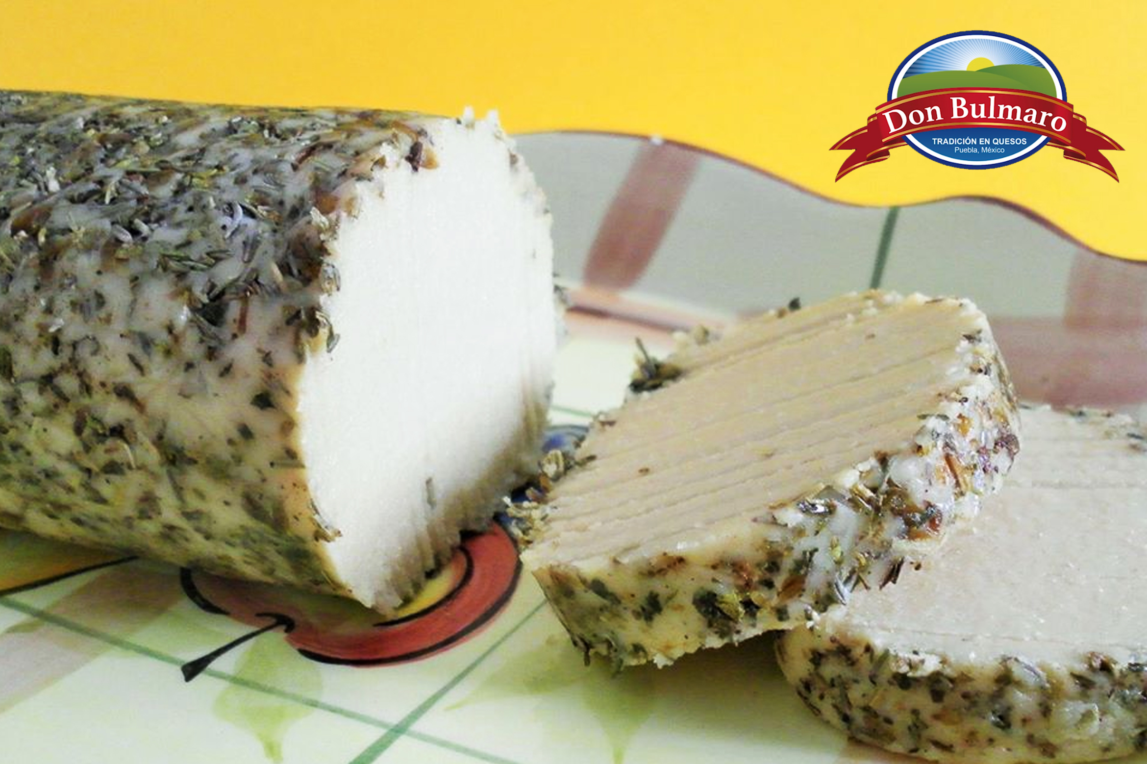 Queso de Cabra Hierbas Finas - Quesos Don Bulmaro